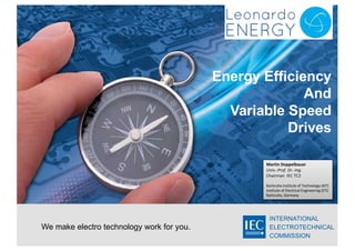 Energy Efficiency and Variable Speed Drives | PDF