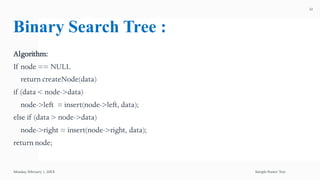 dsa prsentation binary tree and its variants. | PDF | Search | Internet