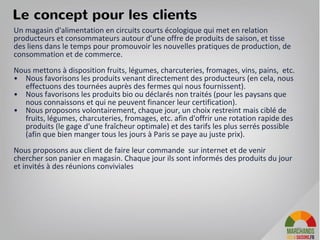 1-le lien avec les producteurs
39
 