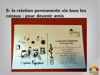 Quel lieu ?
Les critères :
- 50m² à 90m² de surface open-space
- Une vitrine de 4m² environ
- Des sanitaires
- Un accès à l’eau dans l’open space
- Un quartier animé: 2e
, 11e
, 12e
, 15e
, 18e
, 19e
, …
56
 