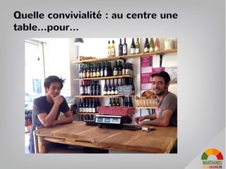Contacts
HopShop
Nicolas Jambin (fondateur & CEO)
Tel : 06 42 94 19 41
nicolas@hop-shop.fr
Marchands des 4 Saisons
Marc Dorel
(fondateur & CEO)
Tel : 07 81 51 11 34
mdorel@md4s.fr
73
 