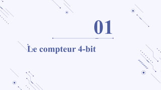 01
Le compteur 4-bit
 