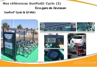 Eco-gare de Gruissan
SunPod® Cyclo & 10 VAEs
Nos références SunPod® Cyclo (3)
 