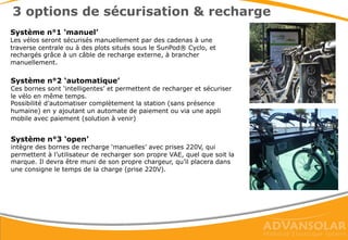 SunPod® Cyclo
100% autonome
Nouvelle version 2016 – Modularité et souplesse
 