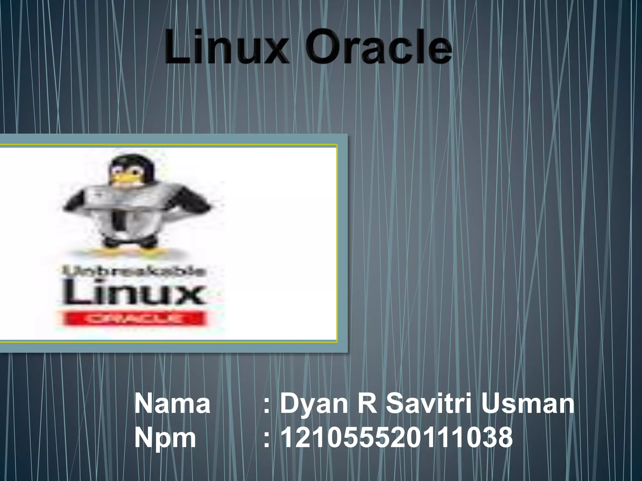 Nama : Dyan R Savitri Usman 
Npm : 121055520111038 
 