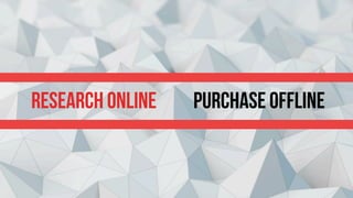RESEARCH Online Purchase offline
 