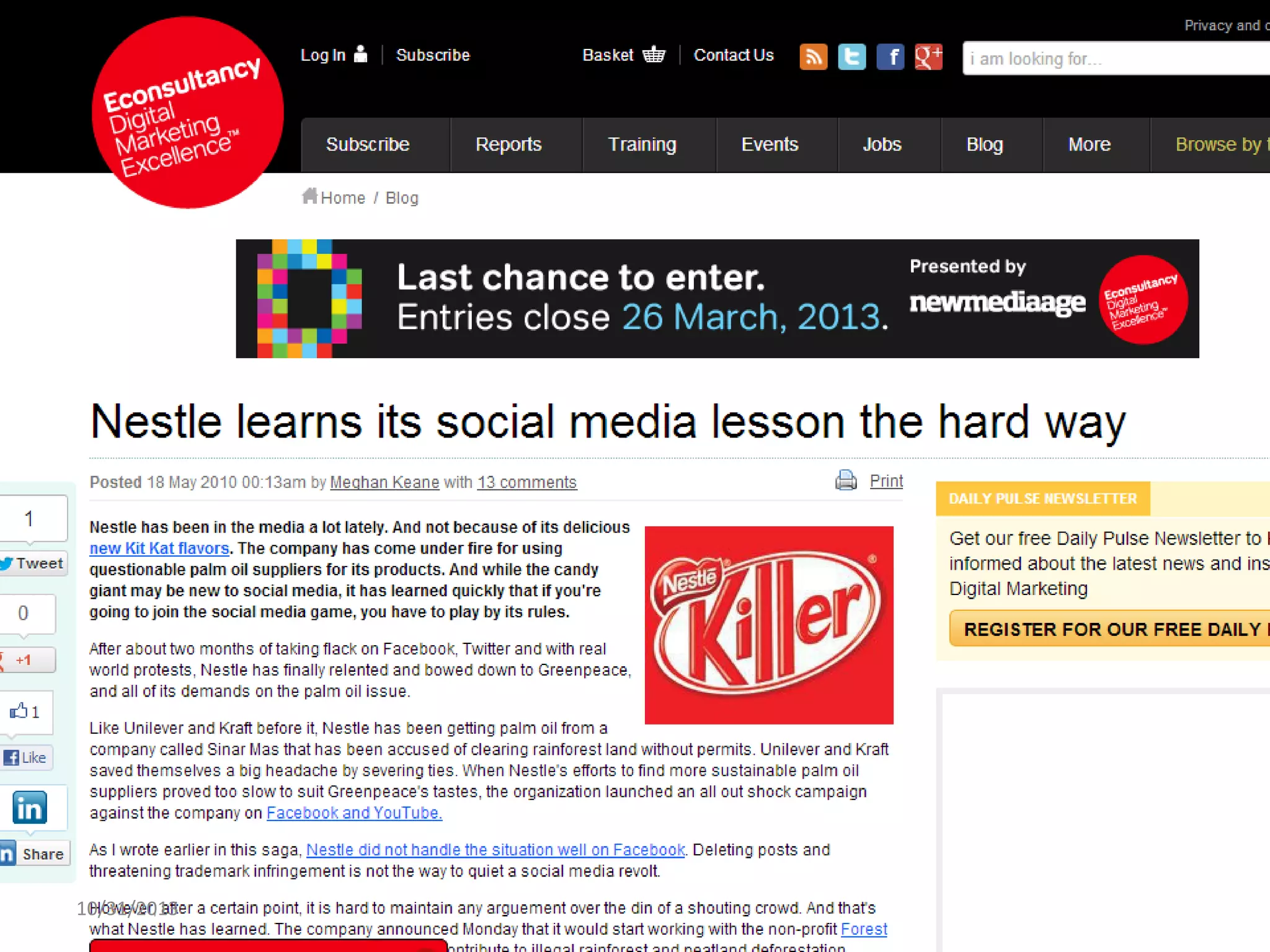 Power to the people: Social media activism

10/31/2013

E. Constantinides ©

12

 