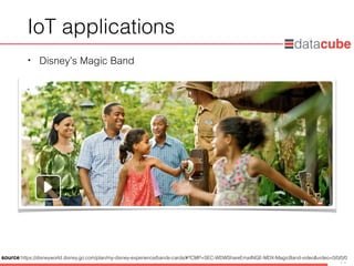 http://dataminingtrend.com http://facebook.com/datacube.th
IoT applications
• Disney’s Magic Band
44
source:https://disneyworld.disney.go.com/plan/my-disney-experience/bands-cards/#?CMP=SEC-WDWShareEmailNGE-MDX-MagicBand-video&video=0/0/0/0
 