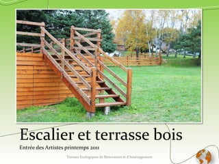 Eymeux sept.2012
Travaux Ecologiques de Rénovation et d'Aménagement 12
 