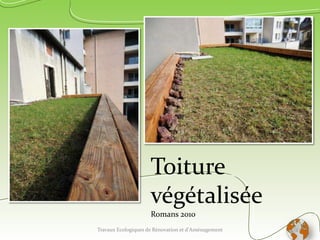 Travaux Ecologiques de Rénovation et d'Aménagement 27
Cuisine Fuste
Éco quartier St Antoine l’Abbaye
Hiver 2011
 