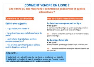 Presentation Ecommerce