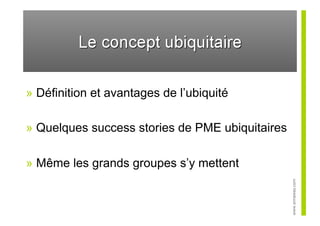 Formation au e-commerce ubiquitaire