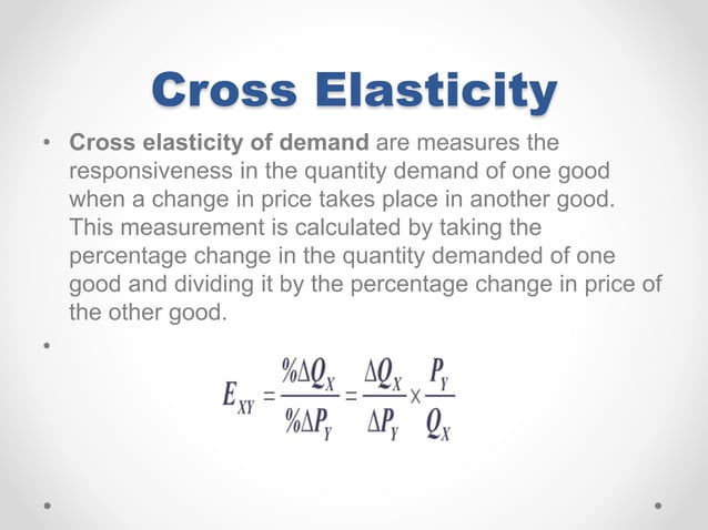 Elasticity of Demand, Price and Income- Micro and Macro Economics | PPTX
