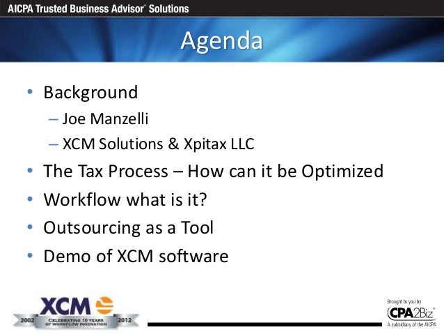 xcm workflow ecpan presentation of outsourcing xcm workflow xcm workflow ecpan presentation of outsourcing xcm workflow