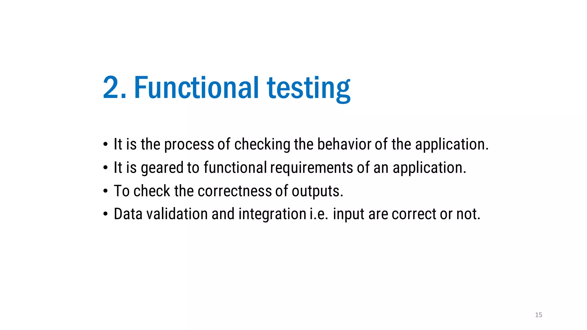 Different Types Of Testing | PDF