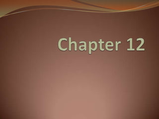 Chapter 12 