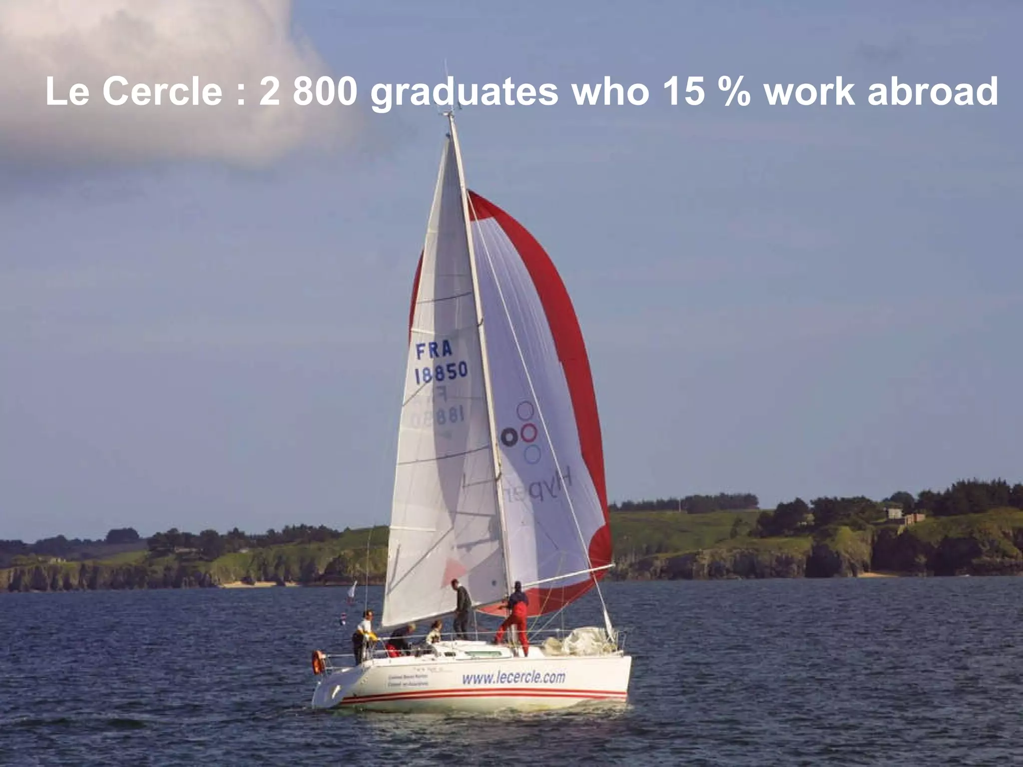 Le Cercle : 2 800 graduates who 15 % work abroad 