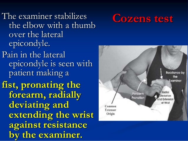 Presentation elbow