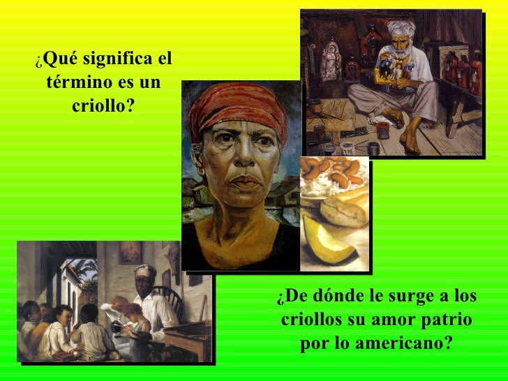 Presentation El Criollo