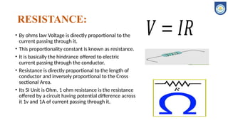 Basics of Electricity - Voltage, Current | PPTX