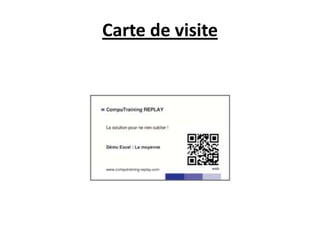 Carte de visite
 