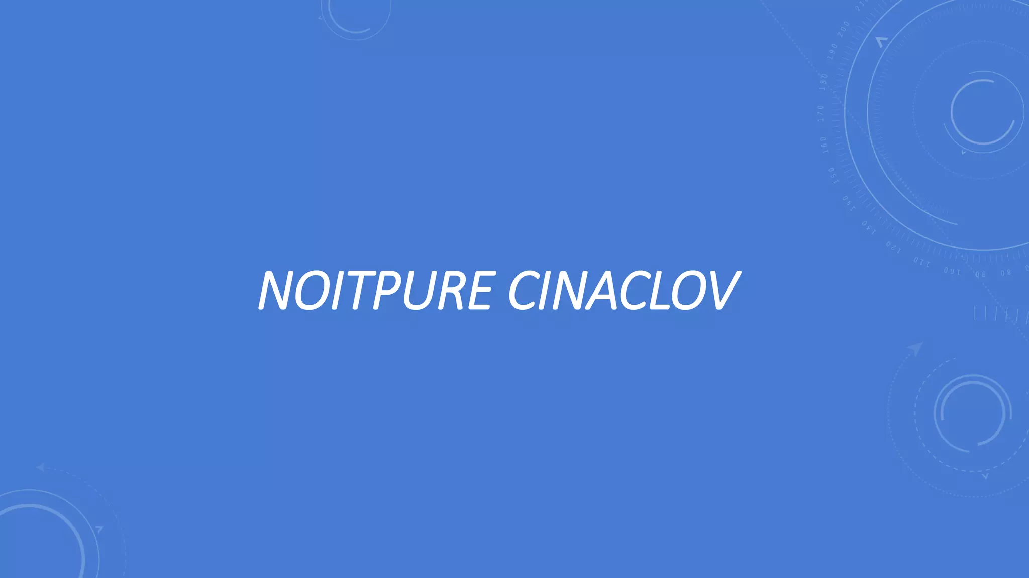 NOITPURE CINACLOV
 