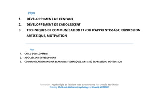 PRESENTATION PSYCHOLOGIE DE L'ENFANT ET DE L'ADOLESCENT.pptx