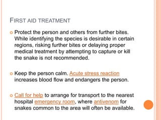 Bites and Stings emergency medicine | PPTX