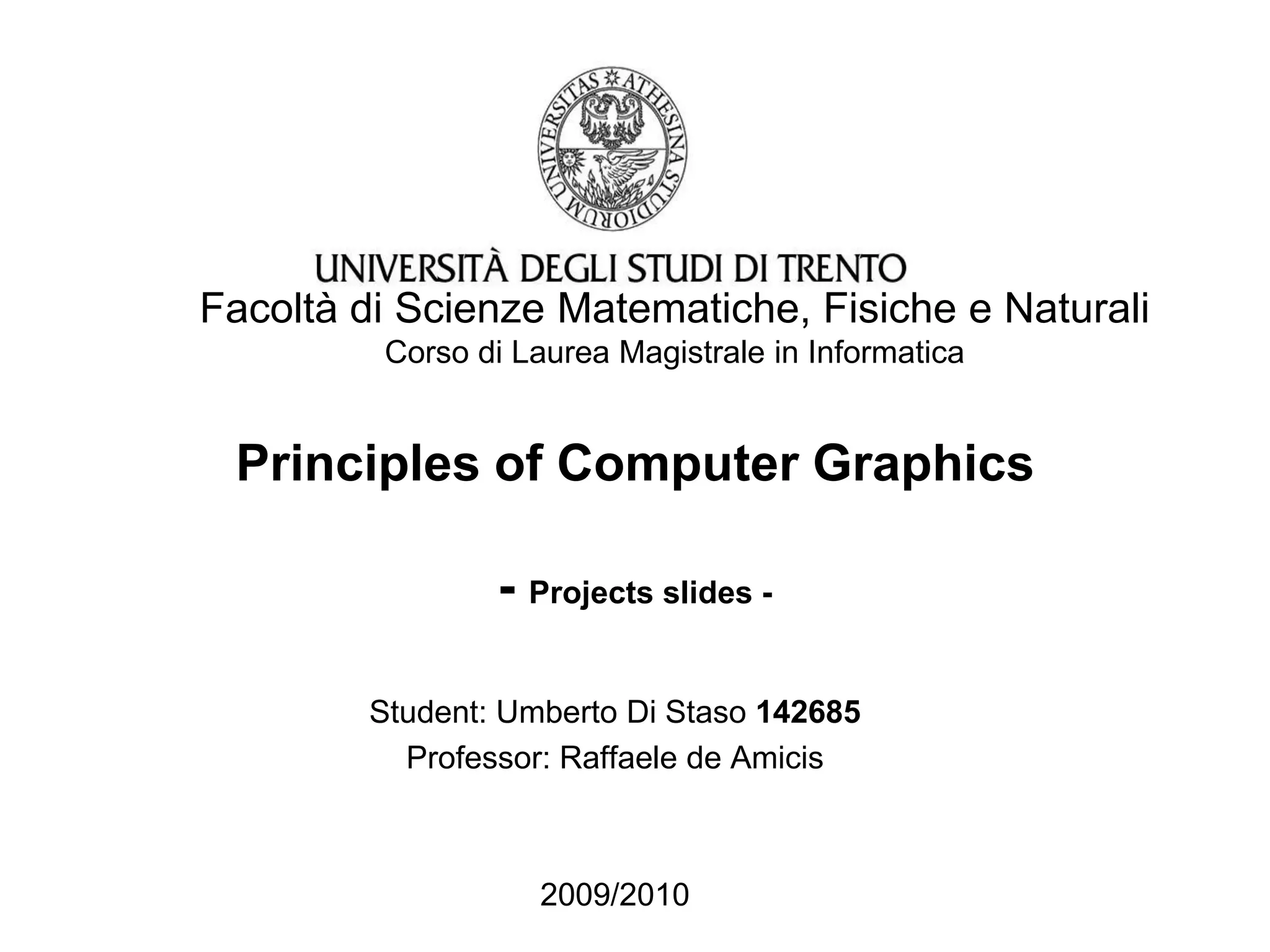 A graphic library and an application for simple curve manipolation | PPT