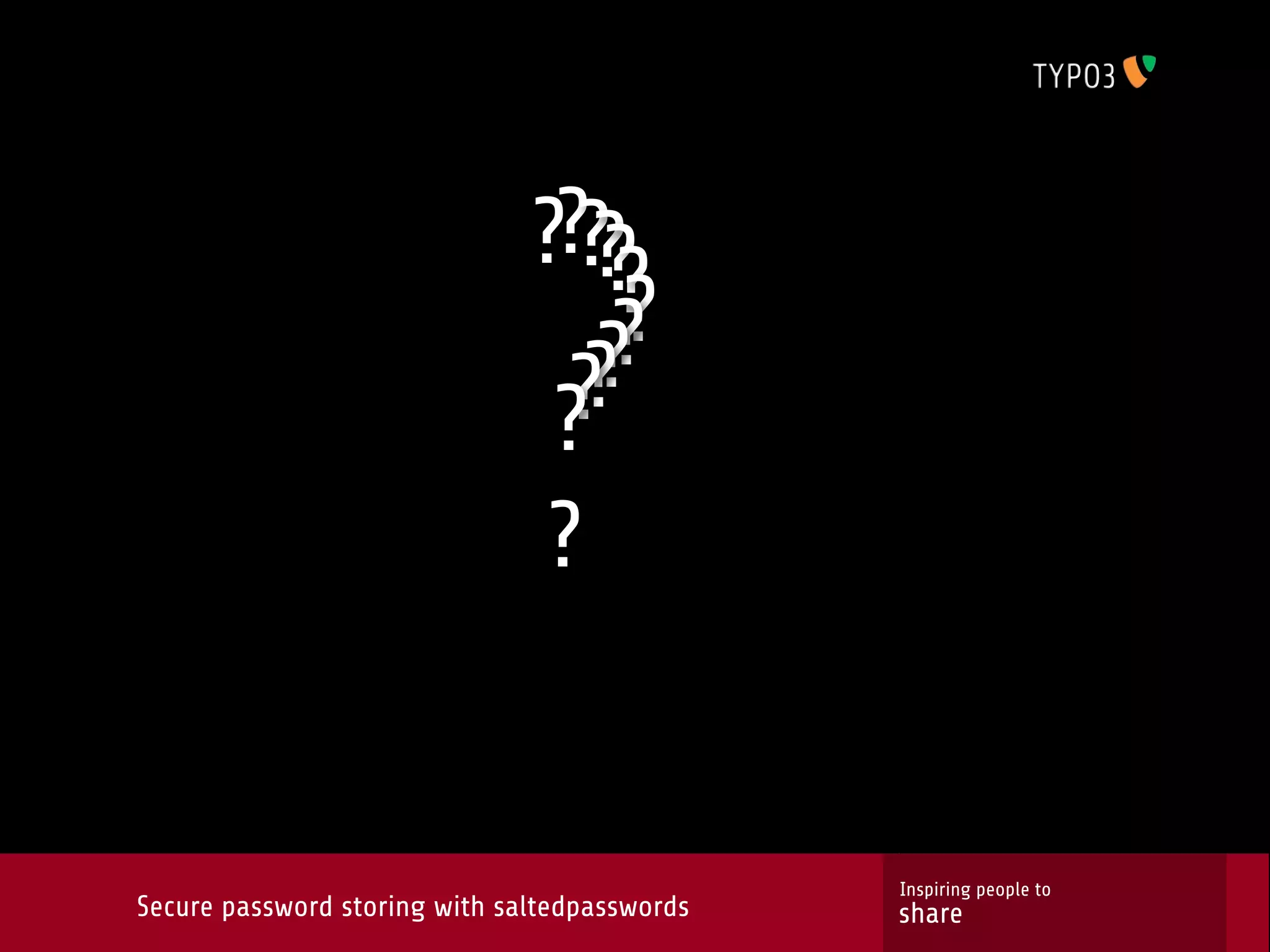 ????? ?? ? ?? ?? ? Inspiring people to Secure password storing with saltedpasswords share 