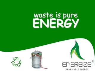 waste is pure
ENERGY
 