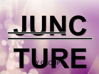 JUNC
TURE
 BY GROUP 5
 