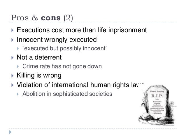 Pro death penalty essay