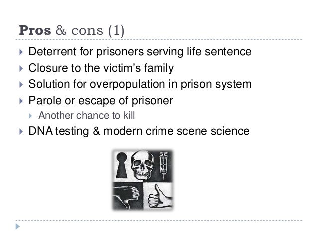 Pros And Cons Of Death Penalty Chart