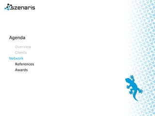 Kundenstimmen
“The learning programmes excel through clearly arranged design,
good explanations, are crisp and demand attention.
They convey realistic guidelines and good tips for daily office work.
At the same time, they are better comprehensible than an oral instruction.
It is surprising for us how interesting such contents can be conveyed
through e-learning.
We have been competently advised and accompanied right from the start.
All technical requests and adaptions have been fulfilled promptly
and to our utmost content.
A szenaris representative is always available for smaller concerns or questions, too.
The delivery was quick and straightforward.
Thank you very much for the fantastic cooperation.”
Tonino Loi, 2015
Trainer
Avis Budget Autovermietung AG
 