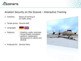 References – Overview "Team Training"
 