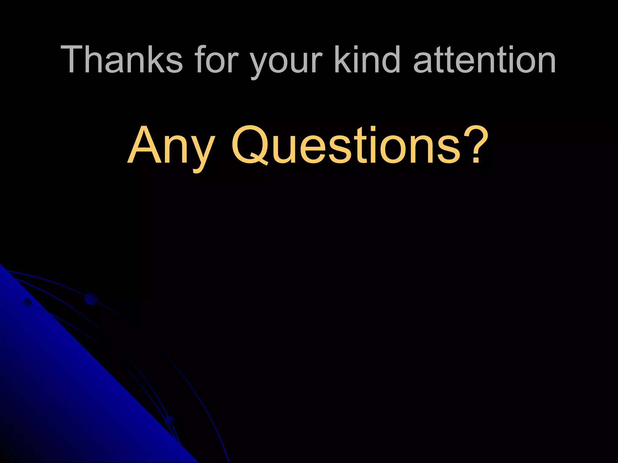Thanks for your kind attention

Any Questions?

 
