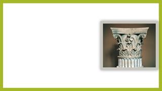 PLANTS IN ANCIENT
GREEK SCULPTURING
 