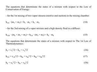 EJECTOR REFRIGERATION CYCLE WITH THE INJECTION OF A HIGH DENSITY FLUID ...