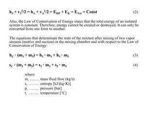 EJECTOR REFRIGERATION CYCLE WITH THE INJECTION OF A HIGH DENSITY FLUID ...