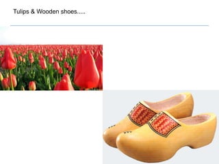 Tulips & Wooden shoes.....
 