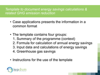 Energy savings and greenhouse gas emissions | PDF