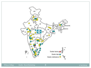 Wilson College

Essilor Rural Marketing

8

1/12/2014

 