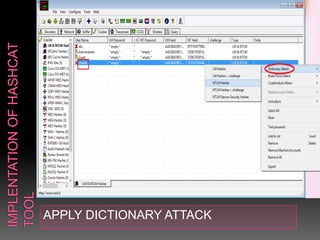 APPLY DICTIONARY ATTACK
 