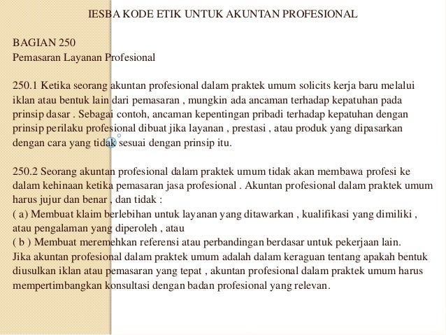 Presentation etika profesi akuntansi