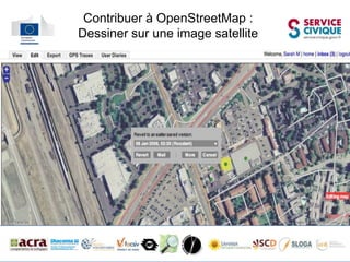 Contribuer à OpenStreetMap :
Dessiner sur une image satellite
 