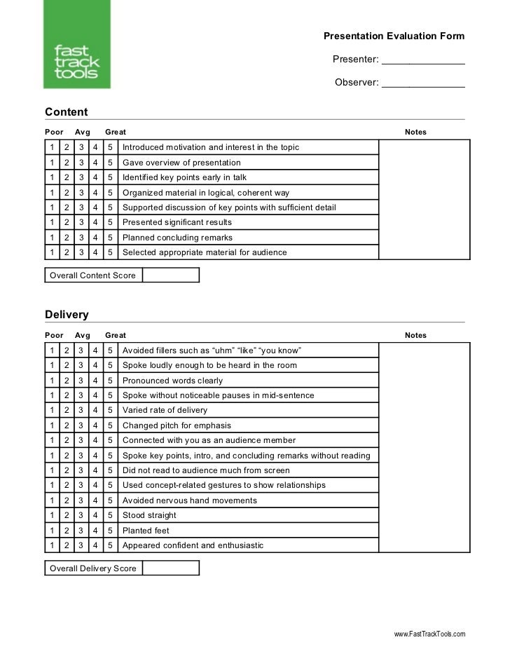 presenter evaluation form template resume format presentation critique template presenter evaluation form template resume format presentation critique template