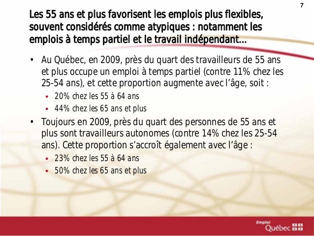 Évolution du taux d emploi des 55 ans et plus Évolution du taux d emploi des 55 ans et plus