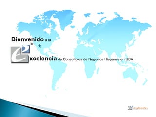 Bienvenido   a la  xcelencia   de Consultores de Negocios Hispanos en USA  ® 