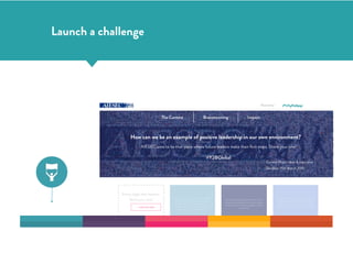 + ADD AN IDEA
Felipe Cabargas
Andrea Rossi
10	
  minutes	
  ago
Julia Buchal
About	
  1	
  h	
  ago
#RecyAction
December 18, 2015 00:00 - 03:00
DATE TIME
Brainstorming About the Contest RewardsImpactThe Contest Brainstorming
How can we be an example of positive leadership in our own environment?
AIESEC aims to be that place where future leaders make their ﬁrst steps. Share your one!
#Y2BGlobal
Current Phase: ideas & inspiration
Deadline: 15th March 2015
Every single idea matters.
Share your one! I	
  don’t	
  have	
  the	
  typical	
  “leadership	
  proﬁle”	
  
but	
  I	
  do	
  believe	
  in	
  the	
  concept	
  of	
  being	
  
leader	
  in	
  your	
  own	
  environment,	
  at	
  your	
  
own	
  rate.	
  In	
  my	
  case,	
  I	
  have	
  decided	
  I	
  will	
  
engage	
  with	
  my	
  sister	
  and	
  friends	
  in….
The	
  number	
  one	
  principle	
  that	
  drives	
  me	
  in	
  
being	
  the	
  manifestation	
  of	
  a	
  positive	
  leader	
  
is:	
  always	
  try	
  to	
  act	
  like	
  the	
  highest	
  version	
  
of	
  yourself!
The	
  environments	
  where	
  I’d	
  like	
  to	
  raise	
  my	
  
inﬂuence	
  are	
  my	
  workplace	
  (I’m	
  an	
  intern)	
  
and	
  my	
  own	
  ﬂat.	
  I	
  think	
  that	
  a	
  good	
  way	
  
would	
  be	
  to	
  change	
  my	
  attitude	
  in	
  front	
  of	
  
…
Powered by:
Launch a challenge
 